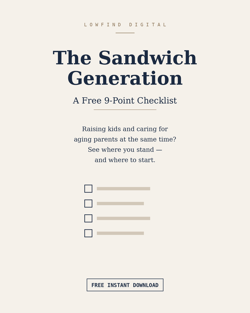 Are You in the Sandwich Generation? — Free 9-Point Checklist